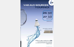 Tournoi VAB aux Sources